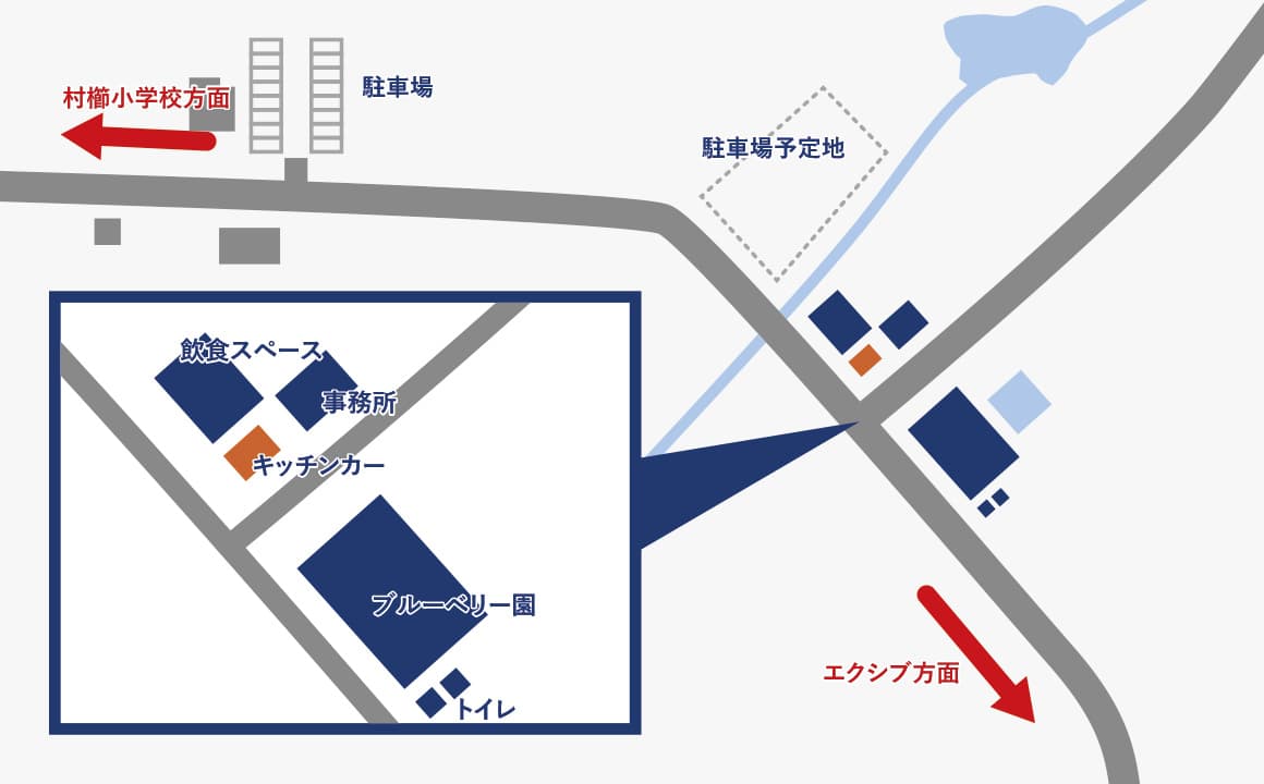 駐車場 & 周辺図